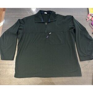 VTG Patagonia USA Polartec Regulator Pullover Sweater Mens XL Military Green